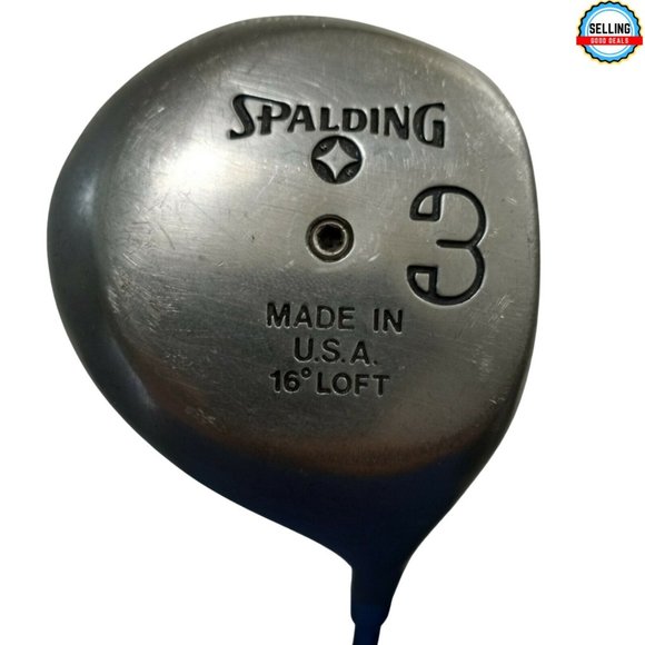 Spalding Executive Fairway 3 Wood 16° Golf Club Stiff-Flex Steel Right Hand 43" - Picture 1 of 9